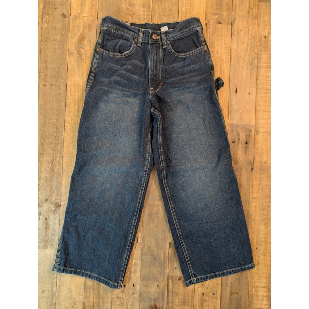 VTG 90s Y2K Abercrombie Kids 1892 Carpenter Workwear Jeans Boys 8 Made in USA